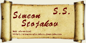 Simeon Stojakov vizit kartica